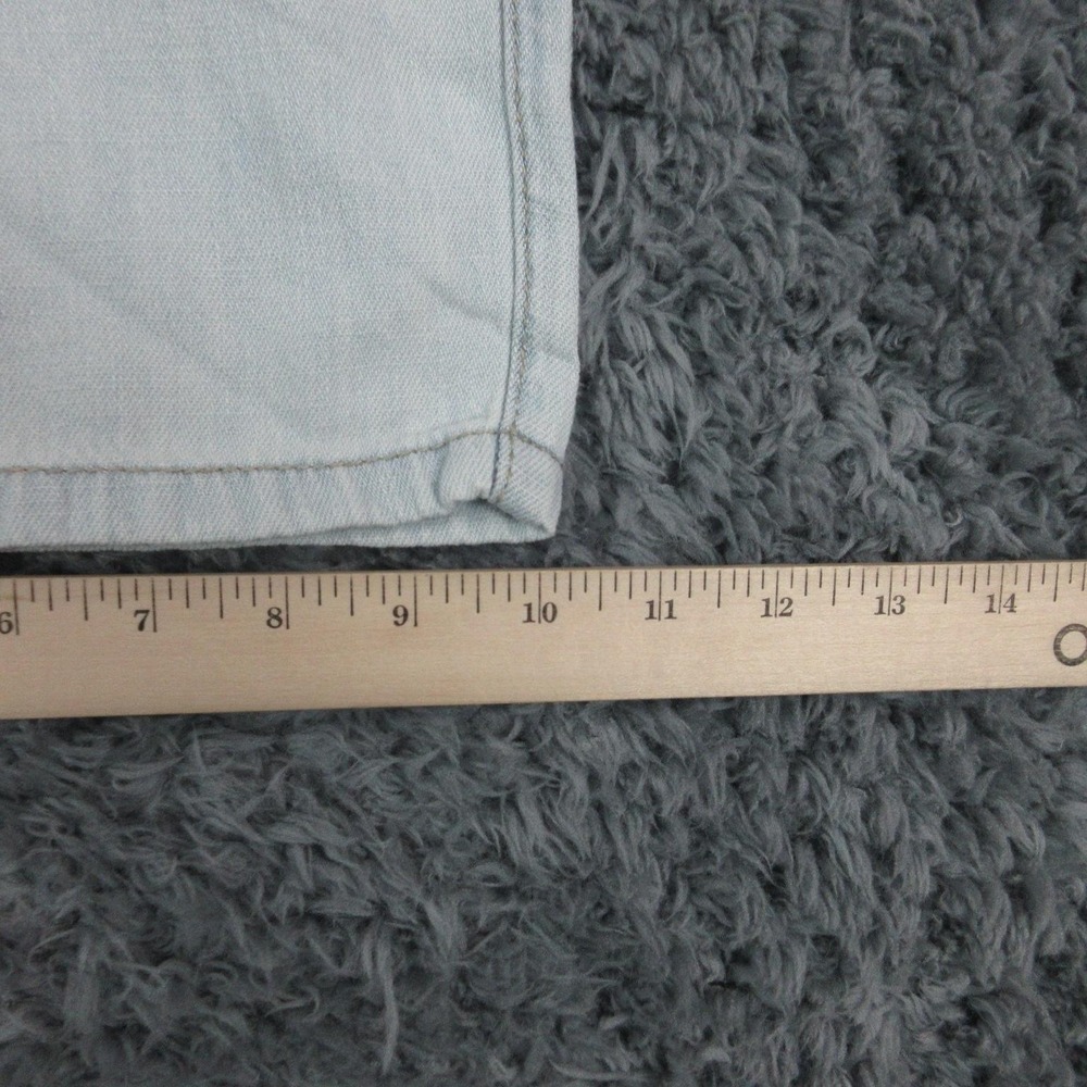 Zara Jeans Mens 32x29* Light Blue Mid Waist Loose Wide Leg Ankle NWT - Picture 8 of 16